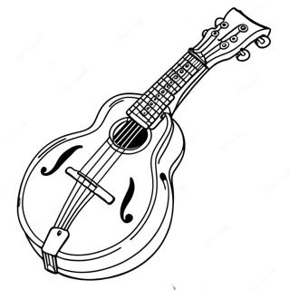 Mandolin Coloring Pages