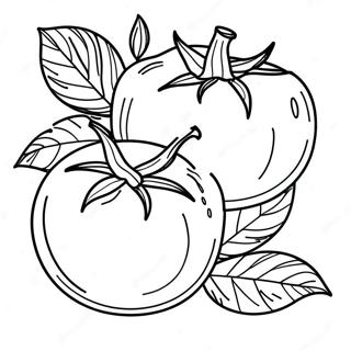 Tomato Coloring Pages