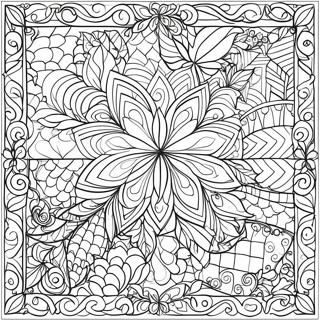 Quilt Patterns Coloring Pages