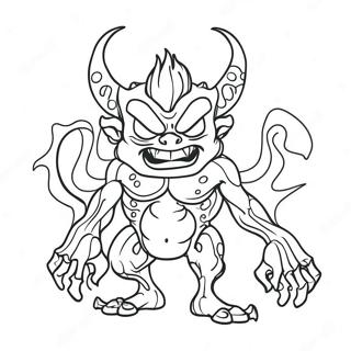 Ink Demon Coloring Page 33541-17707