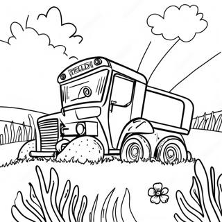 Field Day Coloring Pages