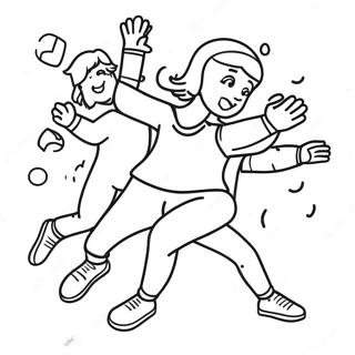 Exciting Relay Race Coloring Page 33572-17736