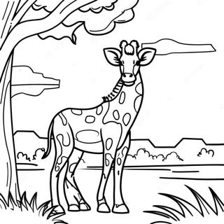 African Savanna Coloring Page 33581-17738