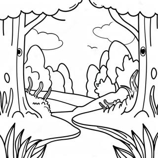 Green Coloring Pages