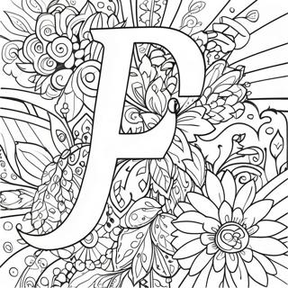 Joyful Letter J Coloring Page 3360-2733