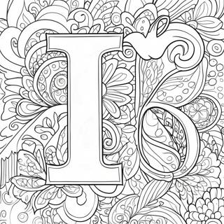 Joyful Letter J Coloring Page 3360-2735