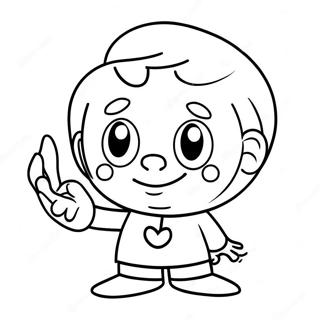 Sick Cartoon Character Coloring Page 33611-17762