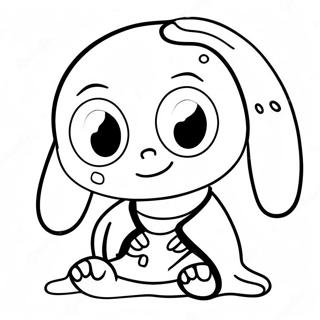 Sick Cartoon Character Coloring Page 33611-17763