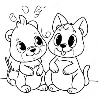 Sick Animal Friends Coloring Page 33612-17767