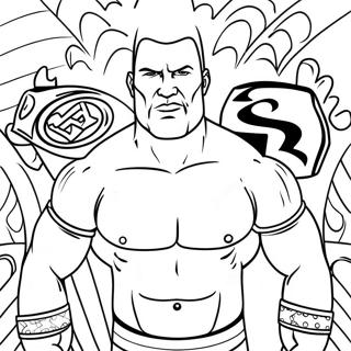 Wwe Coloring Page 33631-17779