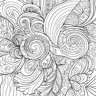 Swirled Marble Patterns Coloring Page 33652-17797