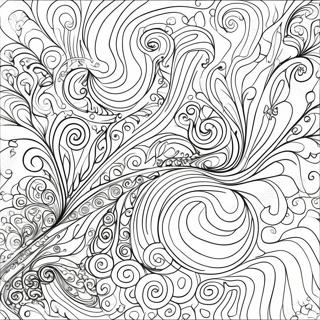 Swirled Marble Patterns Coloring Page 33652-17799