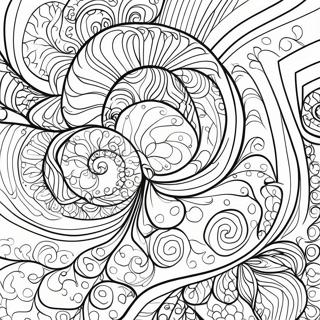 Swirled Marble Patterns Coloring Page 33652-17800