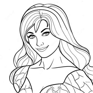 Mary Jane Coloring Pages