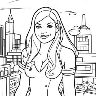 Mary Jane Coloring Page 33661-17804