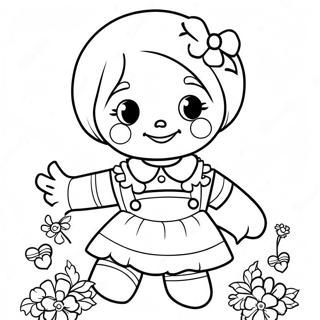 Raggedy Ann Coloring Page 33671-17812