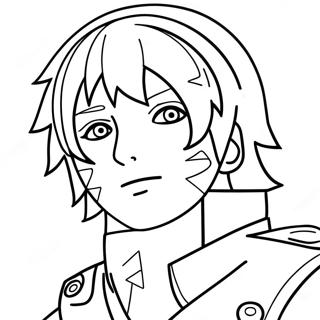 Minato Coloring Page 33681-17819