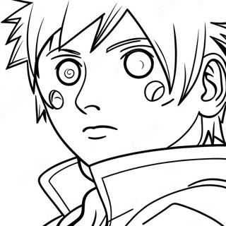 Minato With Rasengan Coloring Page 33682-17821