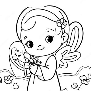 Precious Moments Angel Coloring Page 33692-17830