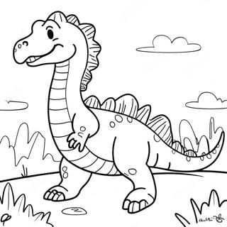 Spinosaurus Coloring Page 3369-2740