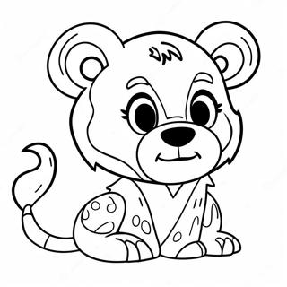 Memphis Grizzlies Mascot Coloring Page 33712-17848