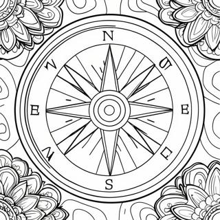 Compass Coloring Page 33721-17852