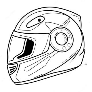 Cool Racing Helmet Coloring Page 33732-17864