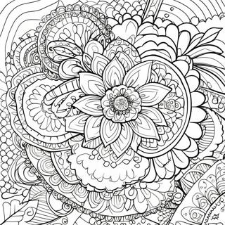 Gypsy Boho Mandala Coloring Page 33741-17868