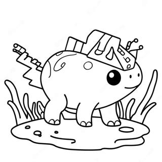 Minecraft Axolotl Coloring Page 33751-17876