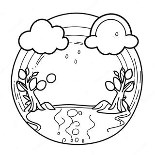 Water Cycle Coloring Page 33761-17883