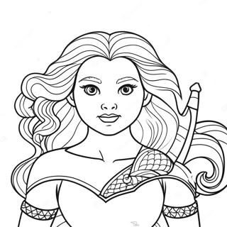 Merida Coloring Page 3379-2747