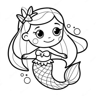 Lol Mermaid Coloring Page 33802-17907