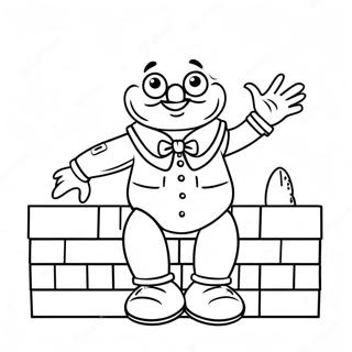 Humpty Dumpty Sitting On A Wall Coloring Page 33813-17918