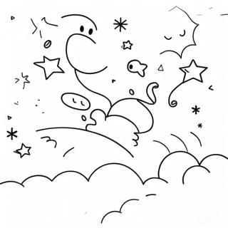 Night Sky Coloring Page 33832-17930