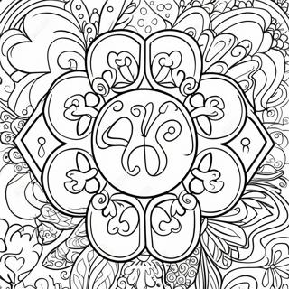 4 H Logo Coloring Page 33862-17951