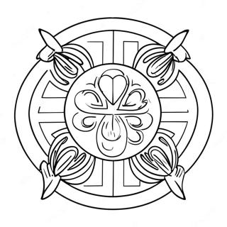 4 H Logo Coloring Page 33862-17952