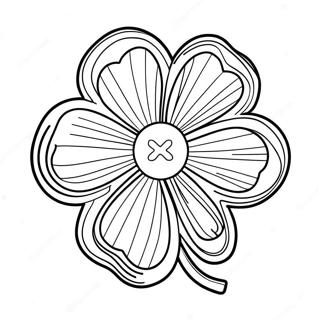 4 H Clover Emblem Coloring Page 33863-17955