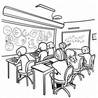 Creative 6th Grade Classroom Coloring Page 33883-17969