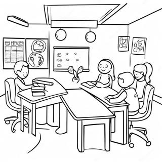 Creative 6th Grade Classroom Coloring Page 33883-17970