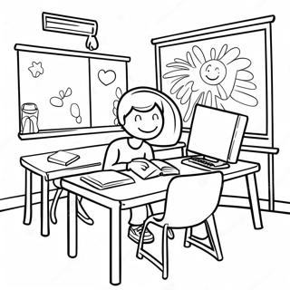 Creative 6th Grade Classroom Coloring Page 33883-17972