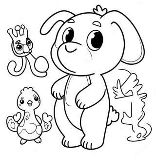 Adorable Animals Coloring Page 33913-17994