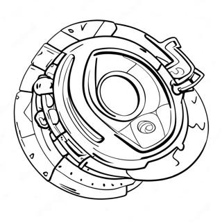 Spryzen Beyblade Coloring Page 33952-18022