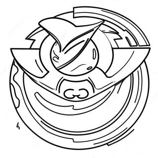 Dynamic Spryzen Beyblade In Action Coloring Page 33953-18028