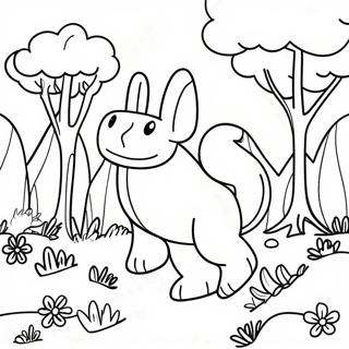 Colorful Outdoor Nature Scavenger Hunt Coloring Page 33963-18033