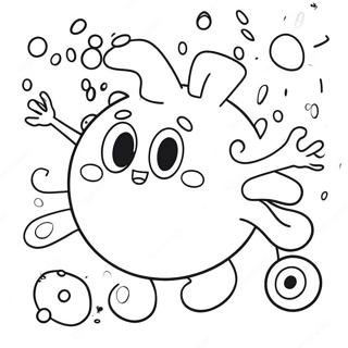 Cute Cartoon Germs Coloring Page 33973-18041