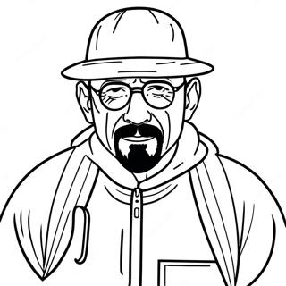 Walter White In Hazmat Suit Coloring Page 33983-18049