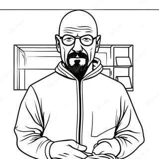 Walter White In Hazmat Suit Coloring Page 33983-18051