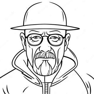 Walter White In Hazmat Suit Coloring Page 33983-18052