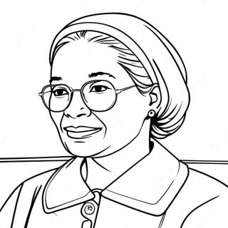 Courageous Rosa Parks Coloring Page 33993-18057