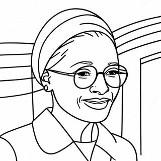 Courageous Rosa Parks Coloring Page 33993-18060